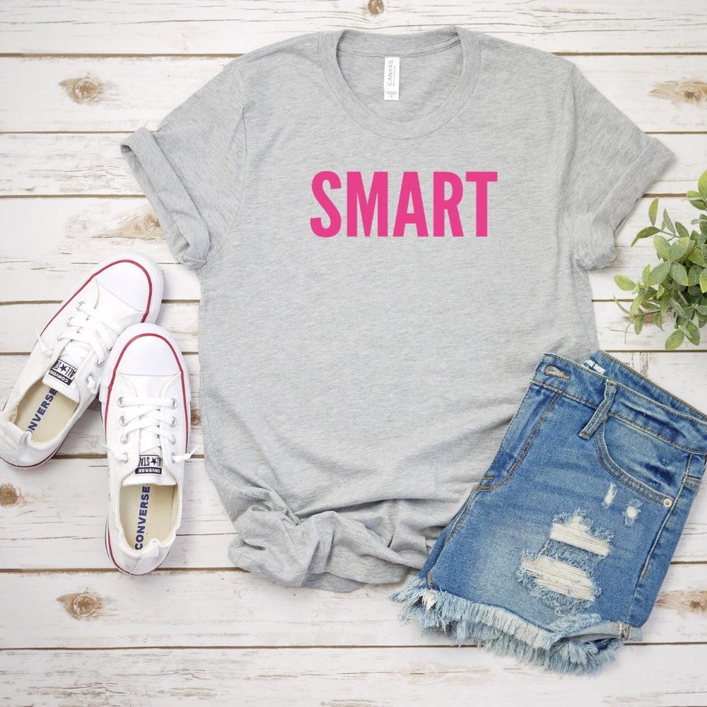 Smart Light Gray Tee Shirt